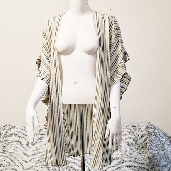 Cover-up Overshirt l Ava James NWT 1X All Cotton - Picture 3 of 12